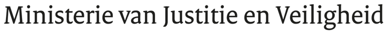 Logo Ministerie van Justitie en Veiligheid